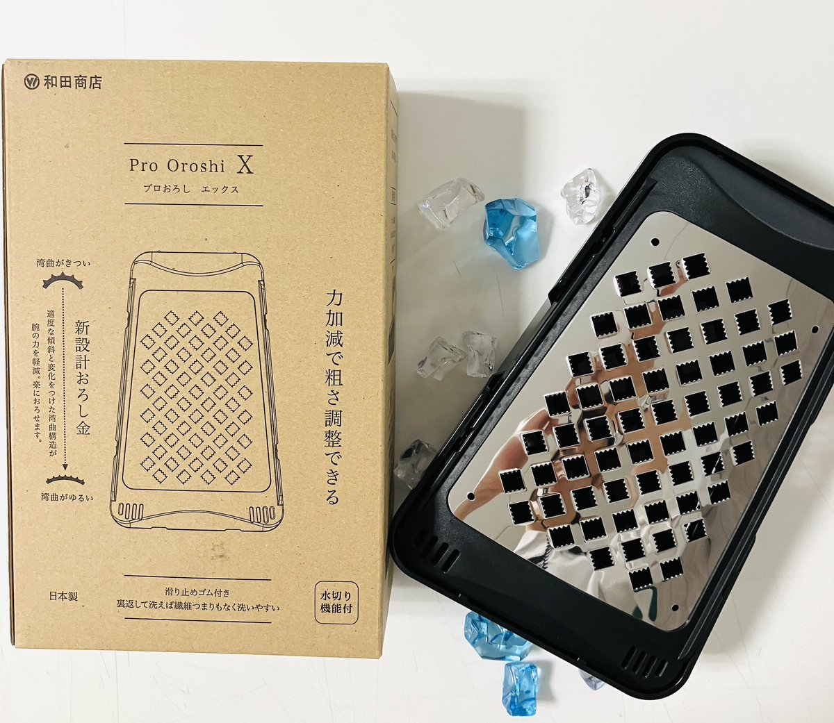 夏本番🌻なんか最近食欲が…😓そんな時は☝️いつもの食卓に #大根おろし をプラスして食欲増進✨美味しくさっぱりと食べちゃいましょー😊ビタミンCや食物繊維が豊富で #夏バテ 予防にも✌️
#プロおろしX があれば飲食店のようなシャキシャキの大根おろしができちゃいます🙌
2200円（税込）