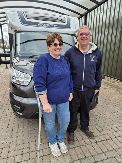 🎉✨ Congratulations to Mr &amp; Mrs Morris on your new motorhome! ✨🎉

We hope you have lots of fantastic holidays in your Swift Group Hi-Style 594 Xtra Special Edition motorhome!

We wish you all the best and safe travels! 😊💙