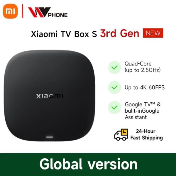 شاومي TV
اصدار عالمي
يغنيك عن الرسيفر 

محمول معك وين ماتروح

TV Box S 3rd Gen 
4K Ultra HD 2G 
32G WiFi 
👇👇👇
s.click.aliexpress.com/e/_ootuqEi

#شاهد #STCTV  #Netflix
