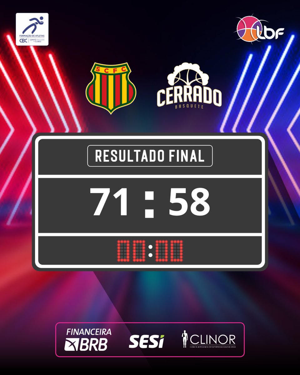 Infelizmente, não conseguimos a vitória no Maranhão. Chegou ao fim nossa participação na LBF deste ano 😕