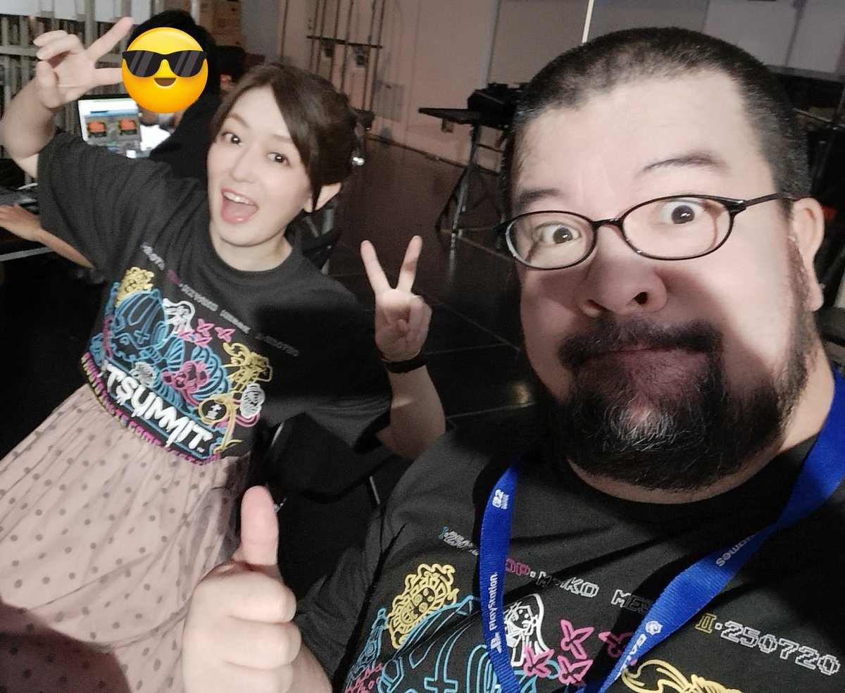 J-mon Indie!!! 13th INDIE Live Expo!!! (@j__mon) on Twitter photo 司会二日目じゃーい!
行くぞっしゃああああああ!!!!!
Day 2 of BitSummit!
Yeahhhhhhhhhh!
MCs in the house!
<a href="/aichy0408/">あいちぃ(横町藍)🎮7/18~20BitSummitMC</a>
#BitSummit2025 #BitSummit 司会二日目じゃーい!
行くぞっしゃああああああ!!!!!
Day 2 of BitSummit!
Yeahhhhhhhhhh!
MCs in the house!
<a href="/aichy0408/">あいちぃ(横町藍)🎮7/18~20BitSummitMC</a>
#BitSummit2025 #BitSummit