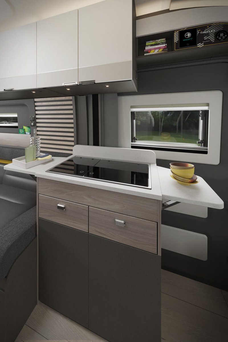 The fantastic Swift Trekker XL is all yours for £65,993 - £3,897 off the RRP!
Take a look around this brilliant 2 berth campervan at our dealership, or catch 5th &amp; 6th July at our Summer Showcase at Holgates Silverdale