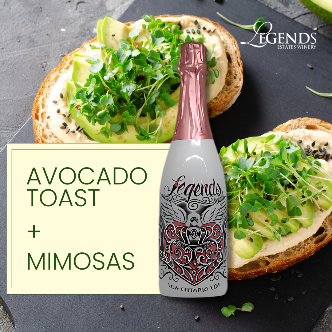 🍹🥂 Did someone say Brunch time? 🍹🥂
Get your Legends Love Potion Sparkling Rosé for some perfect mimosas rosé with avocado toast! 
legendsestates.com/.../love-potio…

🍷Store Hours
Mon to Fri 11am–4pm
Saturday 10am–4pm
Sunday 11am–4pm

Otherwise by appointment 
legendsestates.com