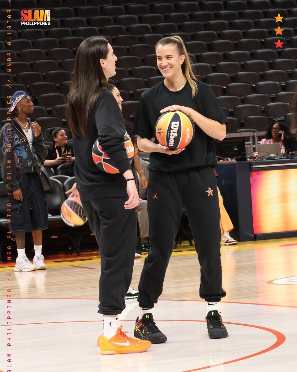 LeLaker's tweet image. WE DESERVED THE CAITLIN CLARK & SABRINA 3 POINT SHOOTOUT