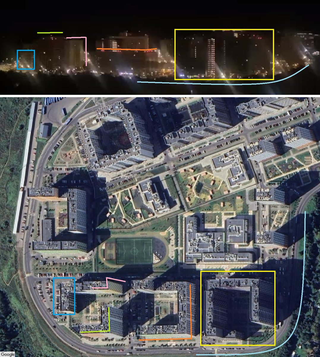 blinzka's tweet image. Explosion of a reported Ukrainian drone southwest of Zelenograd (Зеленоград), Moscow, Russia, filmed near 55.96432, 37.17063 looking west google.com/maps/place/55%… @UAControlMap #geoconfirmed @GeoConfirmed