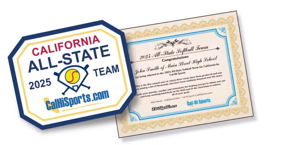 Marilyn McCaverty (@mmccaverty2027) on Twitter photo Thank you <a href="/CalHiSports/">Cal-Hi Sports</a>
for naming me 1st team All State for sophomore catchers. It’s such an honor to be chosen along side some of the best in California! Thank you to my <a href="/ESHS_SOFTBALL/">ESHS SOFTBALL</a> coaches for everything!
<a href="/BSCBengals/">BSC Bengals</a> <a href="/briggze6/">Roseann Briggs</a> <a href="/coachbriggze/">Ken Briggs</a> <a href="/Marlece_H/">Marlece Hornbuckle</a> <a href="/NickIngram310/">Nick Ingram</a> Thank you <a href="/CalHiSports/">Cal-Hi Sports</a>
for naming me 1st team All State for sophomore catchers. It’s such an honor to be chosen along side some of the best in California! Thank you to my <a href="/ESHS_SOFTBALL/">ESHS SOFTBALL</a> coaches for everything!
<a href="/BSCBengals/">BSC Bengals</a> <a href="/briggze6/">Roseann Briggs</a> <a href="/coachbriggze/">Ken Briggs</a> <a href="/Marlece_H/">Marlece Hornbuckle</a> <a href="/NickIngram310/">Nick Ingram</a>