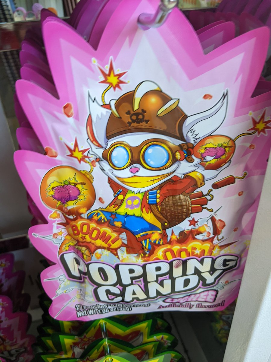 stressed_nerd's tweet image. Why is Ziggs League of Legend trying to sell me candy?