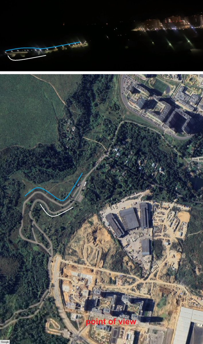 blinzka's tweet image. Explosion of a reported Ukrainian drone southwest of Zelenograd (Зеленоград), Moscow, Russia, filmed near 55.96432, 37.17063 looking west google.com/maps/place/55%… @UAControlMap #geoconfirmed @GeoConfirmed