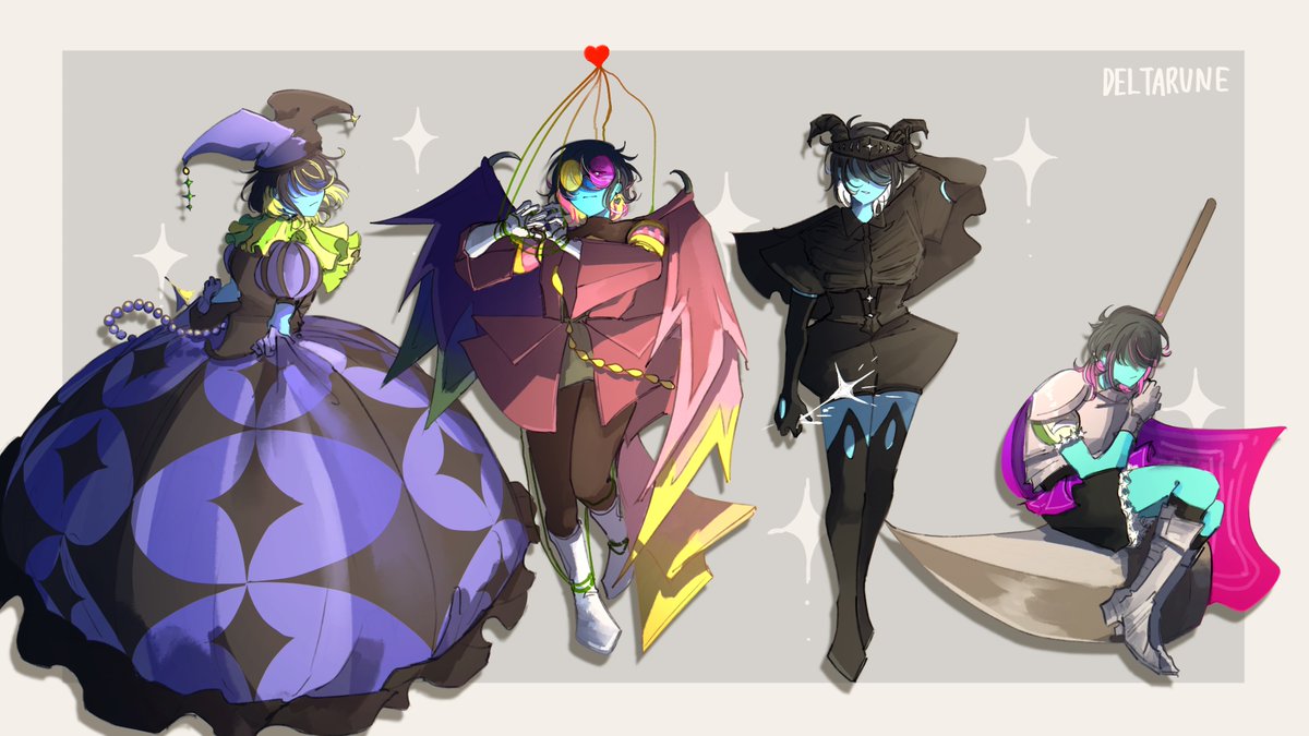 blankandsummer's tweet image. #DELTARUNE #kris 
👗✨
