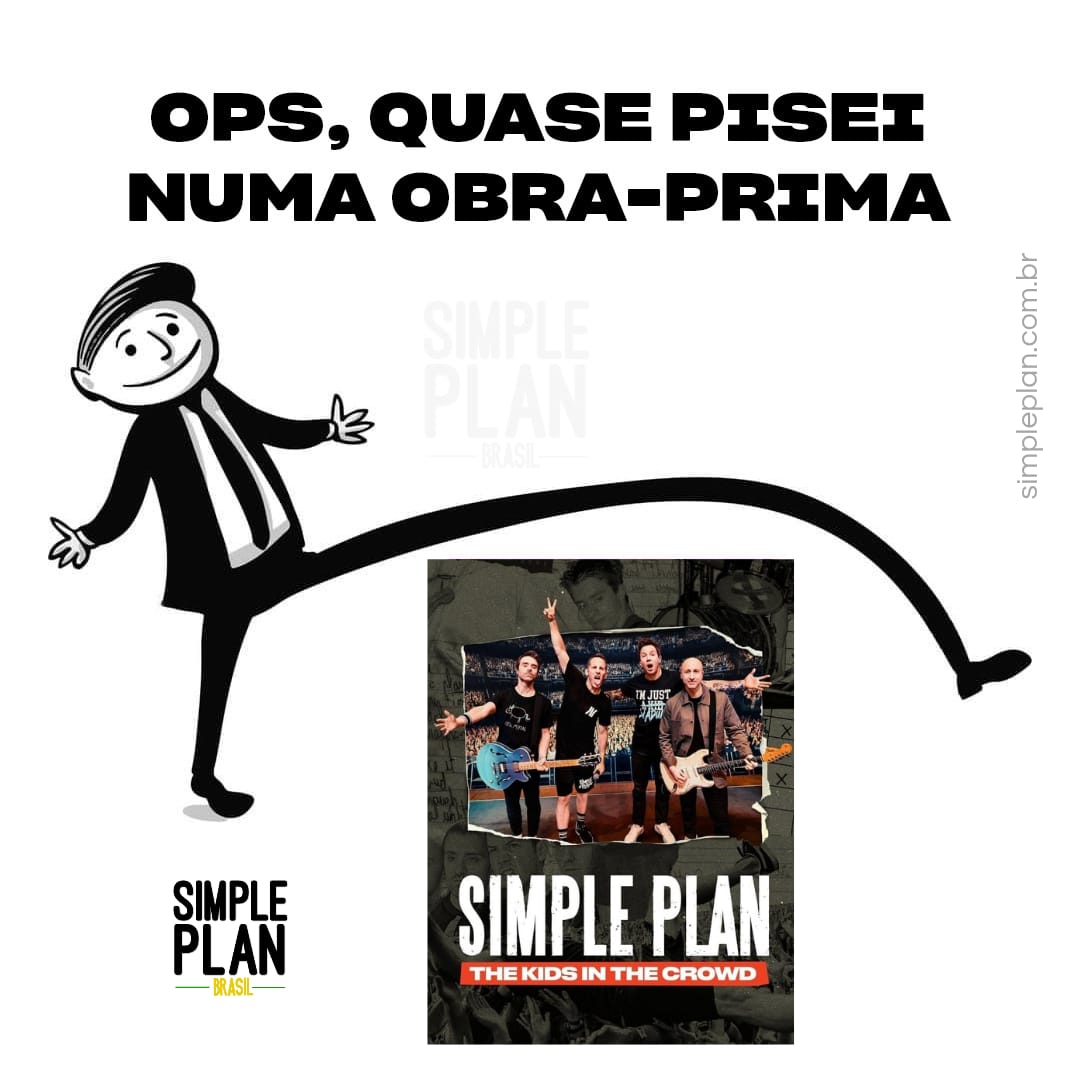 _SimplePlanBR's tweet image. Ops! 🤭
"Simple Plan: The Kids in the Crowd" disponível no @PrimeVideoBR 💙