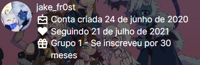 Hoje faz 4 aninhos que eu sigo o Dante, e aconteceu tanta coisa e fico feliz por cada momento q teve, nunca imaginei que acompanharia uma pessoa por tanto tempo e que essa pessoinha me faria tão feliz, agradeço muito de ter conhecido o Dante.

obg por tudo Dante SZ🫰