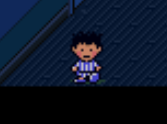 MonkeyNess's tweet image. Ness with single pixels for eyes