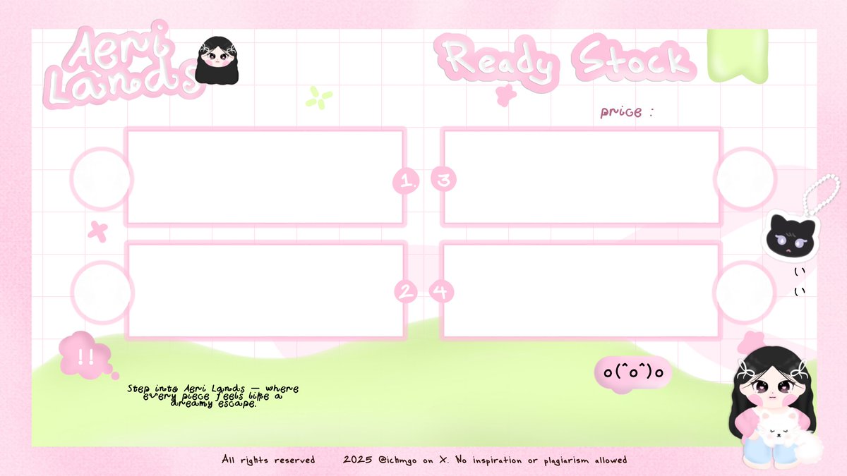 aerilandss's tweet image. help repost tq! 

HAII aku habis buat setup BA baruww, boleh bantu ospek dlu egk teman temun? anw initu hasil rombak setup ku yg jaman jebrot, aku juga habis buat 1 katalog layout baruw, jangan lupa bantu ospek juga yah! anw terimakasih banyak semuaa, sehat selalu 😚🫶

#zonauang