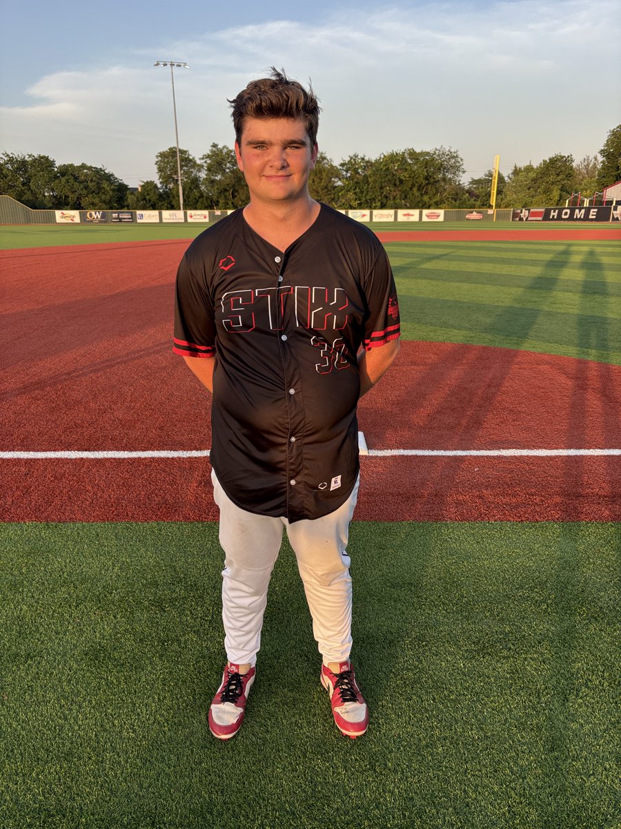 FiveToolTexas's tweet photo. #FiveToolWS F: @StixBaseballTX 2027 Black 14, Slammers Schnitger 2027 0
PoG: @ColinFisher_13 3-4, 3 RBI, 2R
Pitcher: @cgarrett_bball 5 IP,  6K, 4H, 0 ER
Notable: Jackson Hill 2-4, 2 RBI, R https://t.co/PTntAh3fMf