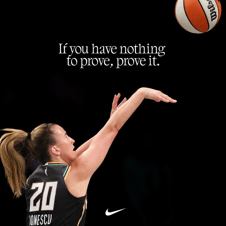 nikebasketball's tweet image. Sabrina Ionescu is here to remind you who she is: the undisputed WNBA 3-Point Contest champ.