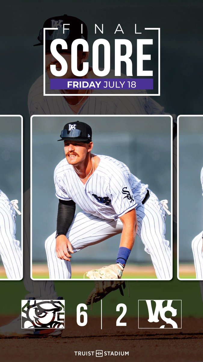 WSDashBaseball's tweet image. Final.
See you back at Truist Stadium tomorrow for:
🌶️ Spicy Saturday
🧢 Youth Color Cap Giveaway, presented by @AtriumHealthWFB
🎆 Fireworks Saturday, presented by @AtriumHealthWFB