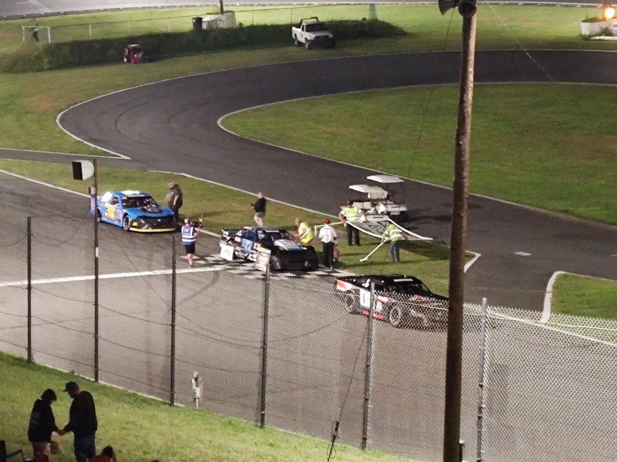 Justin Beecher wins a fantastic Super Street feature at Claremont Motorsports Park over Brandon Gray &amp; Kody Schoolcraf.