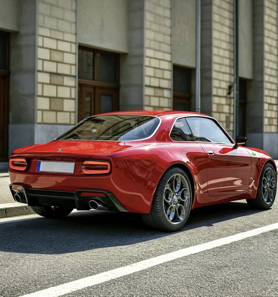 GuyInFlight's tweet image. I may be biased, but this interpretation of a new @alfa_romeo
GT Junior is stunning, to me. What do you think @IanCallum @ShamiKalra @LoveAlfa_ @AutoItaliaMag ?
(it's been rendered by a real person, too)
📸 simolude_ai on Instagram