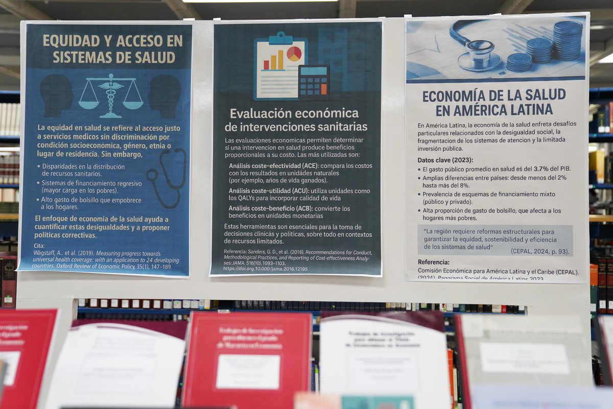 elcolmex's tweet image. La economía de la salud estudia la asignación de recursos en el campo de la atención sanitaria 🔬
Visita la exposición y muestra bibliográfica sobre el tema en la planta principal de la @BiblioColmex del 15 al 25 de julio. 📚📍