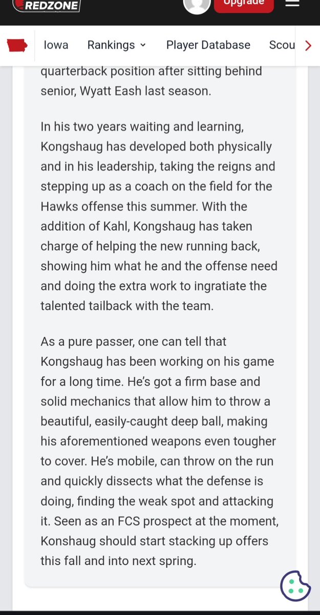 CaelKong16 (@caelkongshaug) on Twitter photo Thank you <a href="/EliotClough/">Eliot Clough</a> for coming to practice yesterday and to check out <a href="/crpfootball/">Prairie Hawk Football</a>. Appreciate the write-up! Couldn't be more excited for this fall! <a href="/PrepRedzoneIA/">Prep Redzone Iowa</a> <a href="/PrepRedzone/">Prep Redzone 🏈</a> <a href="/BlairASanderson/">Blair Sanderson</a> Thank you <a href="/EliotClough/">Eliot Clough</a> for coming to practice yesterday and to check out <a href="/crpfootball/">Prairie Hawk Football</a>. Appreciate the write-up! Couldn't be more excited for this fall! <a href="/PrepRedzoneIA/">Prep Redzone Iowa</a> <a href="/PrepRedzone/">Prep Redzone 🏈</a> <a href="/BlairASanderson/">Blair Sanderson</a>