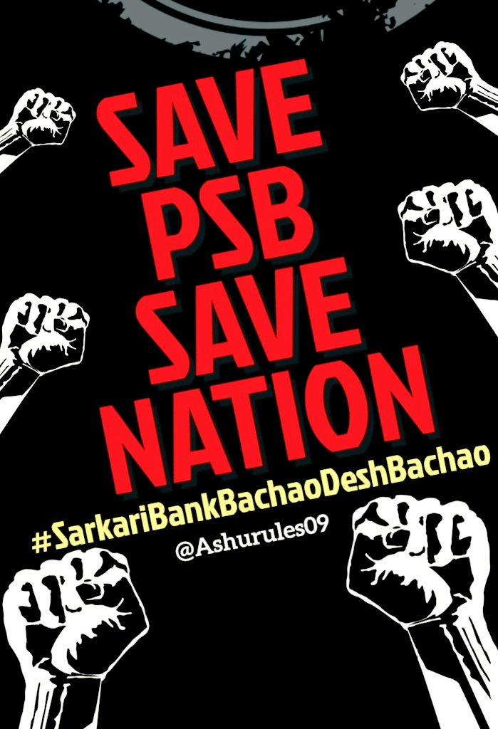 chatterjee_puja's tweet photo. @sanjaybpi @FinMinIndia @PMOIndia #BankersVoice #BankersDignity #5DaysBanking #BankNationalisation https://t.co/FeoASXfiyd