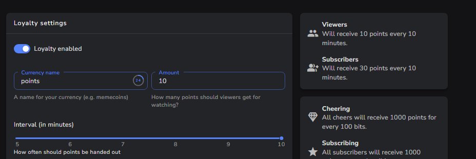 _Lariex's tweet image. Pessoal, alguém já teve algum bug assim no #streamelements @StreamElements ? Nenhum dos meus viewers está ganhando ponto, está tudo configurado correto e até uns dias atrás tava normal... do nada ficou assim #help #loyalty