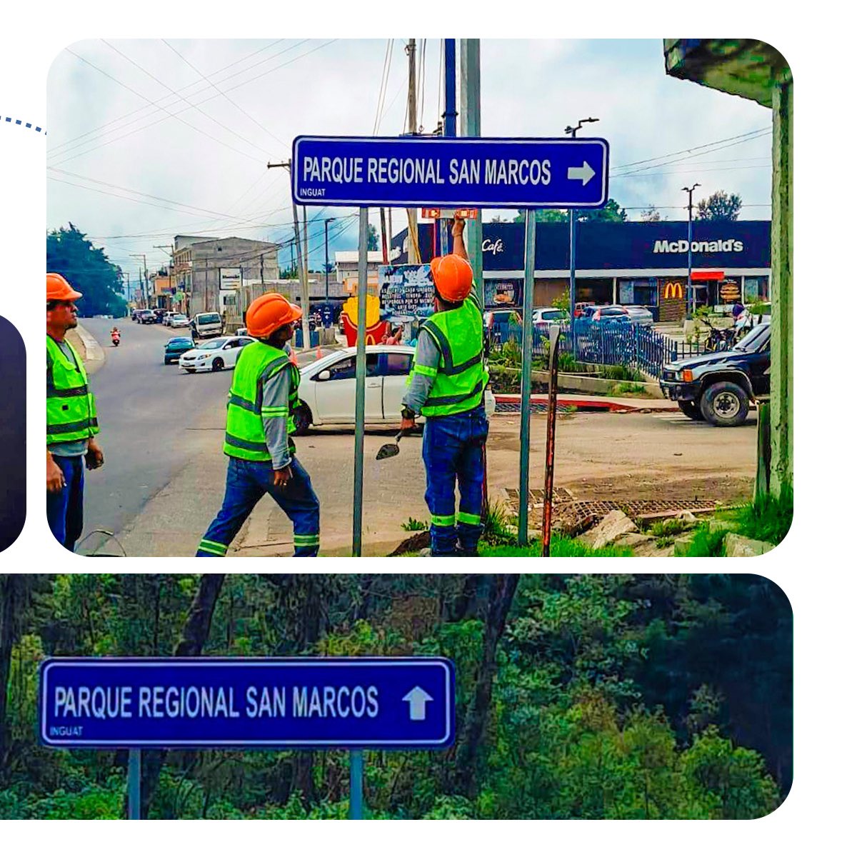 🇬🇹🚧 Avanza la implementación del Plan de Señalización Nacional.

Instalamos 19 nuevas señales viales en San Marcos y Quetzaltenango, que se suman a las 399 señales viales e interpretativas colocadas en distintos puntos del país.

#TurismoSomosTodos