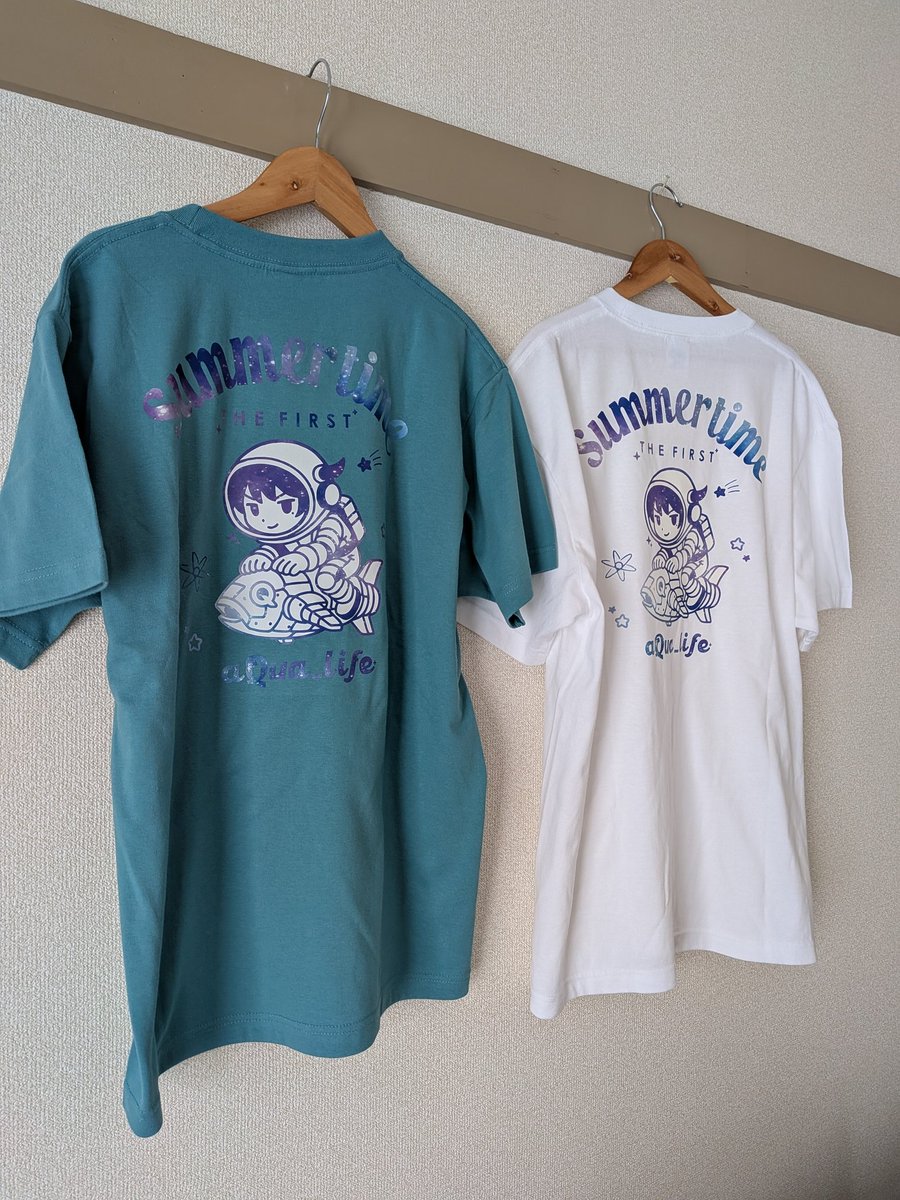 １周年Tシャツ👕✨️
8/12までの期間限定販売となってます😘

オンラインショップ🚀
aqualife0812.base.shop