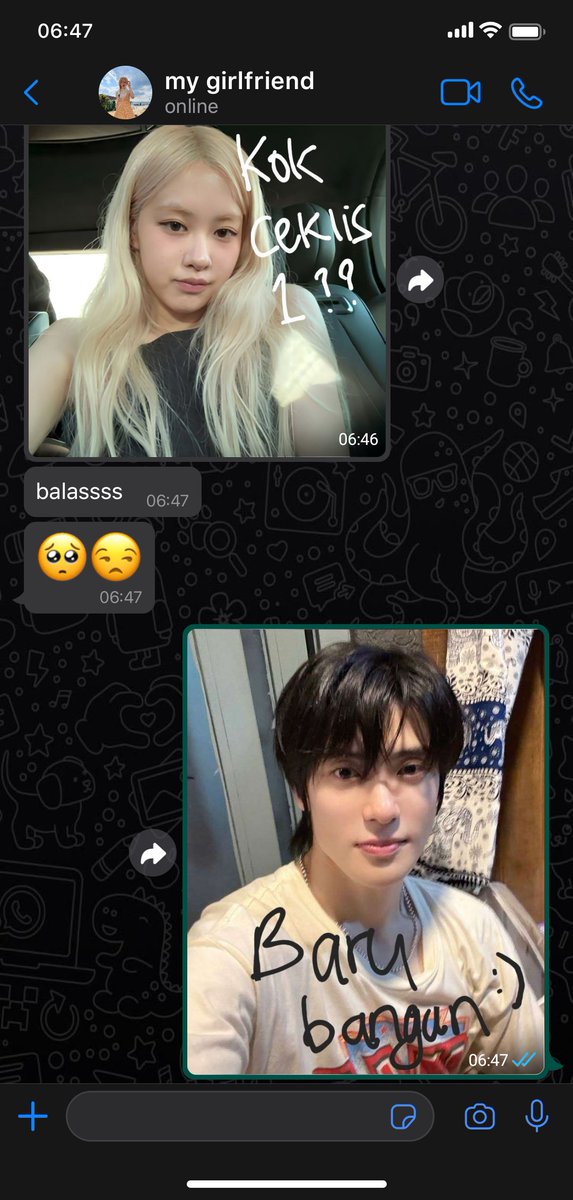 lovepeachiess's tweet photo. #jaerosé daily chat https://t.co/fT2546GMhW