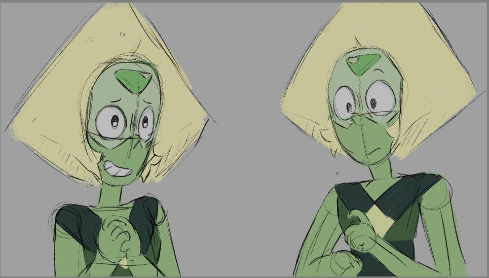 foxilixo's tweet image. coloured Peridot sketches because I missed drawing her
#StevenUniverse