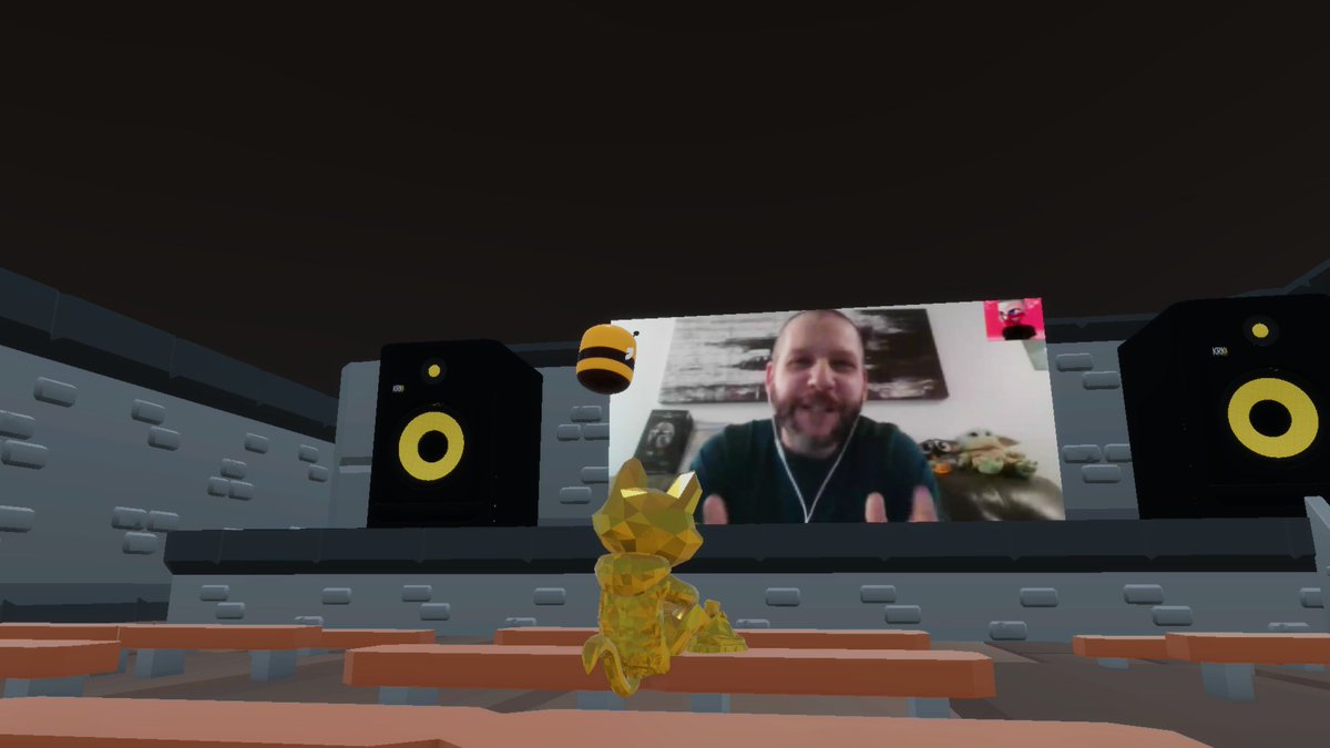 BonesBNFT's tweet image. GM! 🌴 Aureon is at the castle movie theater watching an OG BonesBNFT @Nifty_Island WAVE 1 vid! Such good memories! @MarsCatsVoyage @BattlePawss Enjoy the day!