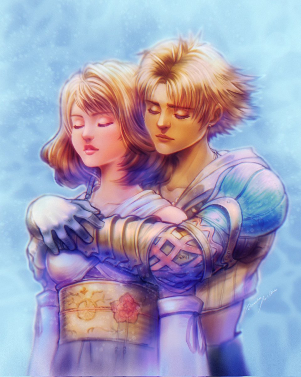 ChocoMago's tweet image. Today is the Final Fantasy X anniversary!
I made this piece years ago, and I decided not to post it at the time because I thought it wasn’t perfect. But now I think it has a special charm and captures one of the best moments in the game 😭
#FFX #FF10_24周年 #FF10_24th