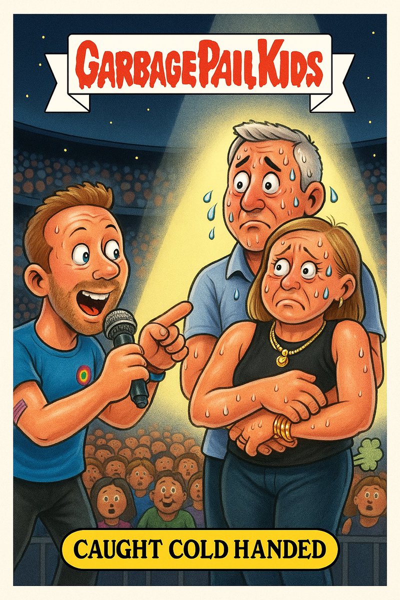 Munson1897's tweet image. Looking forward to the release of this new Garbage Pail Kids exclusive card. @Topps @gpk_online @gpkgame @GPKTradingCards #GarbagePailKids #Topps @coldplay #coldplay