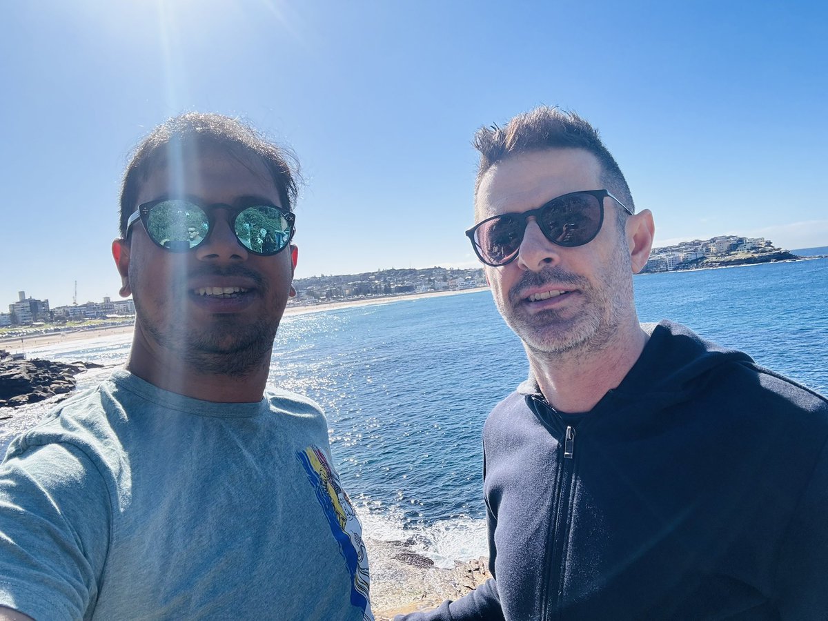 Enjoying Australian “winter”.