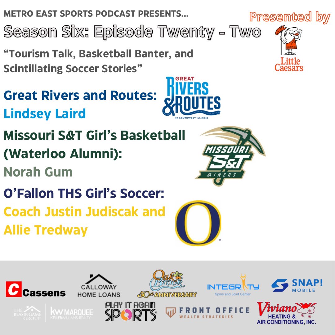 PodcastMetro's tweet image. Episode 2️⃣2️⃣ out now! Check out “Tourism Talks, Basketball Banter, and Scintillating Soccer Stories” now!
@MissouriSandT
@WaterlooHoops
@OTHSgirlssoccer