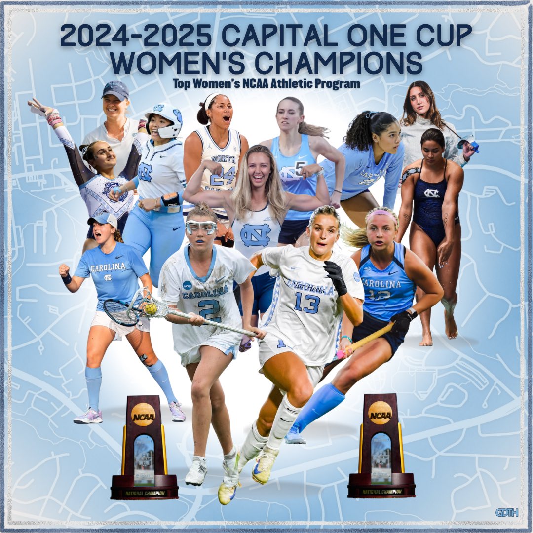 UNC has the best women’s athletics department in the nation! 🏆🐏
