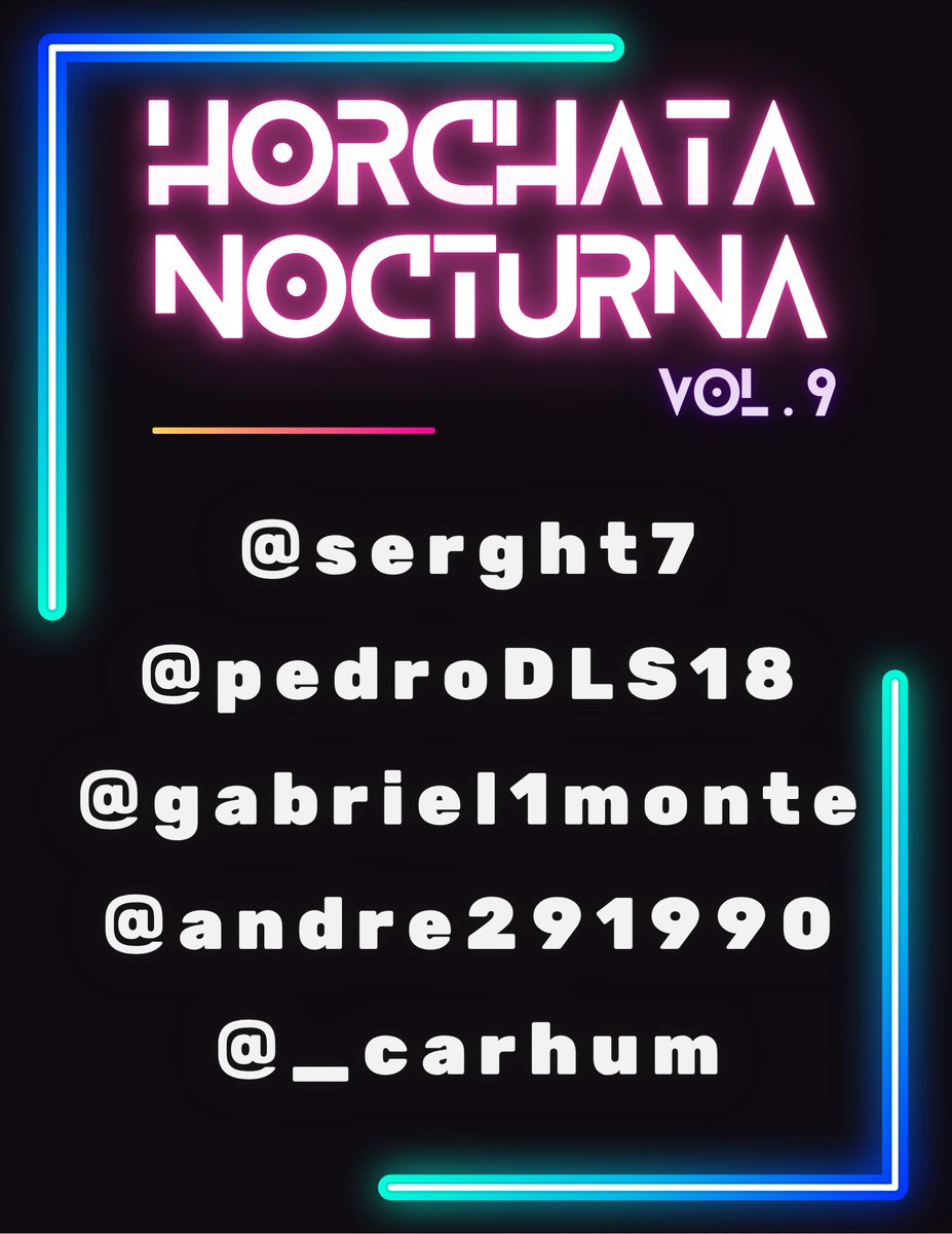 Aquelarre MTY (@aquelarremty) on Twitter photo ESTOS SON LOS GANADORES DEL SORTEO
HORCHATA NOCTURNA VOL.9
<a href="/serght7/">serchmang</a> <a href="/PedroDLS18/">Pedro De Los Santos</a> <a href="/gabriel1monte/">Gabriel Montejo</a> <a href="/andre291990/">Andres</a> <a href="/_Carhum/">•cнαяℓy•</a>
Felicidades!!
Nos vemos mañana!!! ESTOS SON LOS GANADORES DEL SORTEO
HORCHATA NOCTURNA VOL.9
<a href="/serght7/">serchmang</a> <a href="/PedroDLS18/">Pedro De Los Santos</a> <a href="/gabriel1monte/">Gabriel Montejo</a> <a href="/andre291990/">Andres</a> <a href="/_Carhum/">•cнαяℓy•</a>
Felicidades!!
Nos vemos mañana!!!