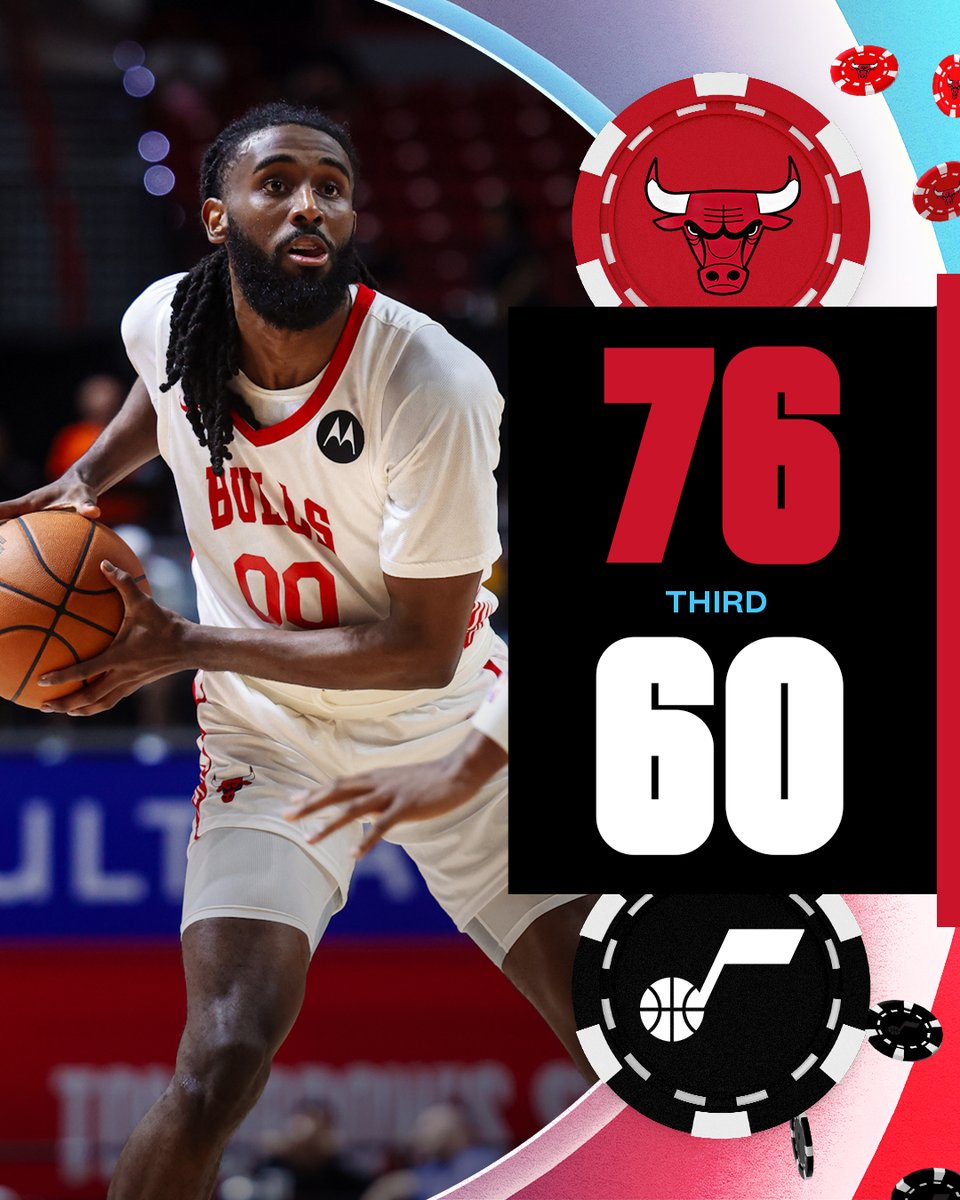 chicagobulls's tweet image. Last quarter in Vegas coming up. Let's finish strong.