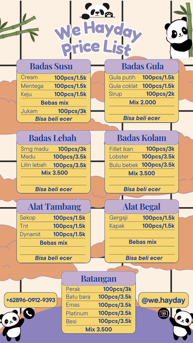 Nda🐼 | Order WA only tweet media