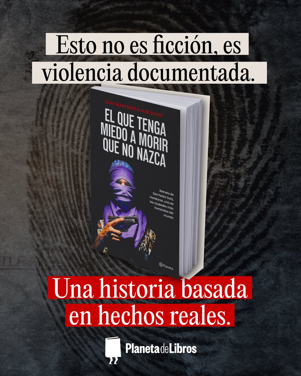 PlanetaLibrosMx's tweet image. El que tenga miedo a morir que no nazca no es una novela, es el resultado de más de una década de investigación de campo, entrevistas en diferentes cárceles, y testimonios reales.
#Periodismo #Libros #HechosReales