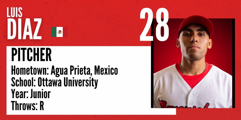 mhmavericks's tweet photo. 🔥 All-Star bound! 🔥
Big congrats to Luis Díaz 🇲🇽 &amp; Xander Roberts 🇺🇸 — both reppin’ the squad at the WCBL ASG in OKO tomorrow!  Let’s goooo! 💪⚾️

🫎 0
🐣 0 (top 3) 

https://t.co/FyP83OcPK0 | @wcbleague https://t.co/lf8ARohp45