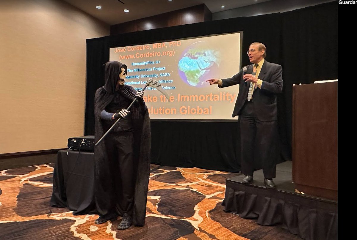 José Cordeiro #TransVision #Future #HumanityPlus (@cordeiro) on Twitter photo Death read some pages of "The Death of Death" and saw us at RAADfest <a href="/rlecoalition/">Coalition for Radical Life Extension</a> <a href="/GStolyarovII/">Gennady Stolyarov II</a> II but life is stronger and knows that we will win!
Photos: The Coalition for Radical Life Extension RAADFest
#lasvegas #raadfest #raadfest2025 Death read some pages of "The Death of Death" and saw us at RAADfest <a href="/rlecoalition/">Coalition for Radical Life Extension</a> <a href="/GStolyarovII/">Gennady Stolyarov II</a> II but life is stronger and knows that we will win!
Photos: The Coalition for Radical Life Extension RAADFest
#lasvegas #raadfest #raadfest2025