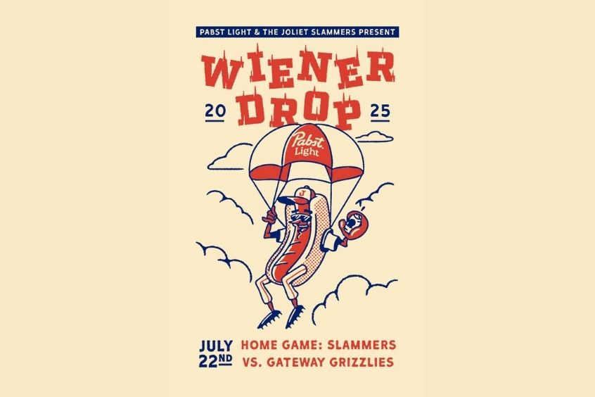 foodbeast's tweet image. Pabst Plans Record-Breaking Weiner Drop On Fans 🚁 🌭
2,600 hot dogs. One helicopter. A new world record attempt. The Joliet Slammers & Pabst are dropping hot dogs from the sky July 22 to celebrate Pabst Light. Hot dogs, beer, baseball, chaos.