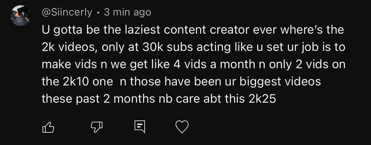 GameSometimesYT's tweet image. Type of comments I get when I’m deep into editing a video 😂😂