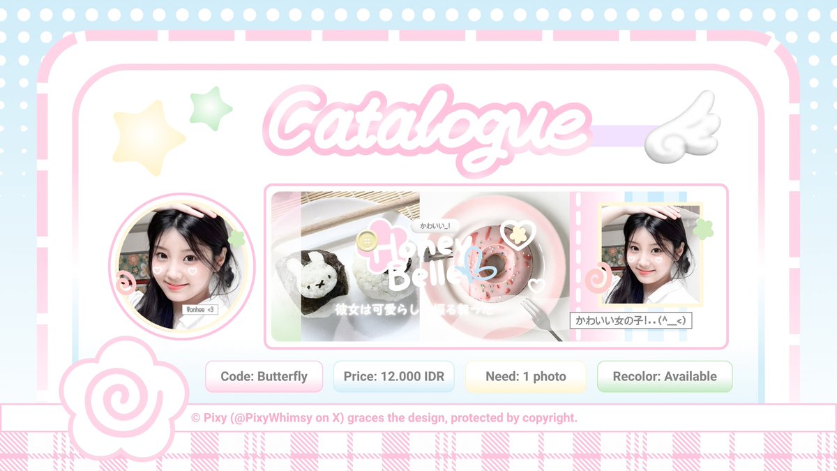 any interaction are highly appreciated! 🌸

haii ^___< aku balik lagi ke ba dan bawa setup baru untuk <a href="/PixyWhimsy/">Pixy ᡴꪫ</a>, plus ada 15 layout baru juga, mohon diospek kalau ada kesamaan dengan ba lain please hit me up politely ya <3 terima kasih 🩷 (anw all layouts are ufs)

#zonauang