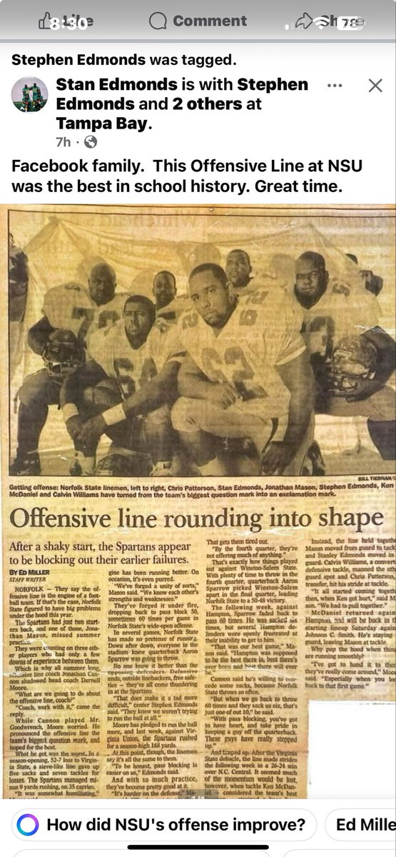I didn’t say it somebody else did. They are still talking about us  from 1994. That’s why I coach the way I coach.