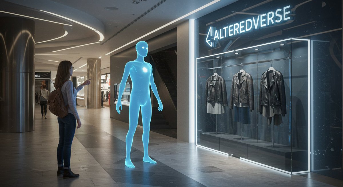 I walked into the marketplace and my AI waved at me. “Your favorite jacket just dropped,” it said, nudging me toward a new boutique.
It wasn't a pushy ad or a pop-up, just a friend who knows me.

AlteredVerse AI agents are residents, learning, living, and shopping with you