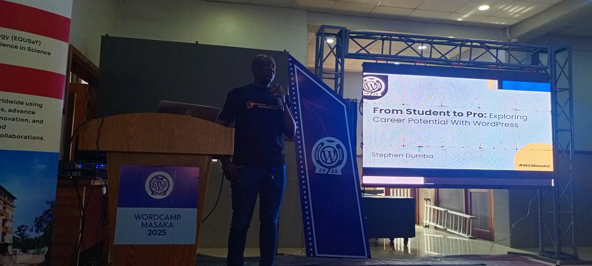 From student to Pro. This is <a href="/SteveUG/">Restless Teacher™</a> at <a href="/WordPressMasaka/">WordCamp Masaka 2025</a> day two. 
#WcMasaka2025