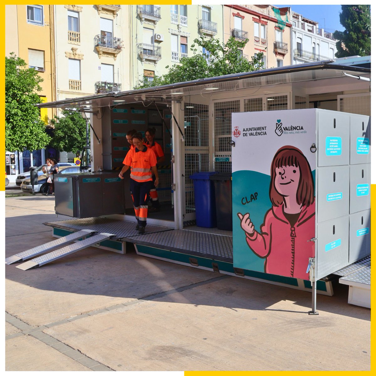 Dissabte, els #ecoparcs mòbils de l'<a href="/AjuntamentVLC/">Ajuntament València</a> i l’<a href="/Emtre_AMV/">EMTRE</a> 🚛 estan a:

📍 #LaRaiosa: C/Carcaixent, ft 12
📍 #Benicalap: Mercat de Benicalap ➡️ Pl. Joaquim Muñoz Peirats-C/José Bea Izquierdo
📍 #Beteró: C/José Maria Haro - Av. Blasco Ibáñez ➡️ Jardí Av Blasco Ibáñez, ft