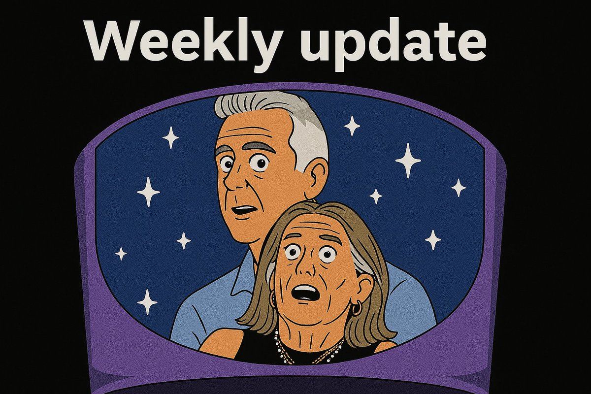 WarrenCManuel's tweet image. They called it the GENIUS Act.
Bitcoin immediately said: “Bet” it's Genius?
Dropped to $118K 😲
Meanwhile, “Astronomer” CEO caught stargazing at HR on the Kiss Cam.
Weekly update:
The charts are down but the chaos is up 🤭
#CryptoNews